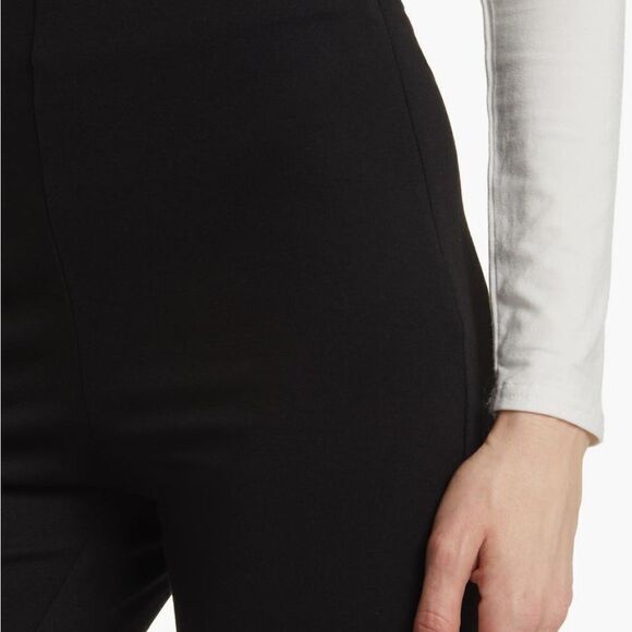 Reformation Jolie Pant in Black Knit Stretchy Flare Hidden Zip NWT size 8 $178 - Picture 7 of 9